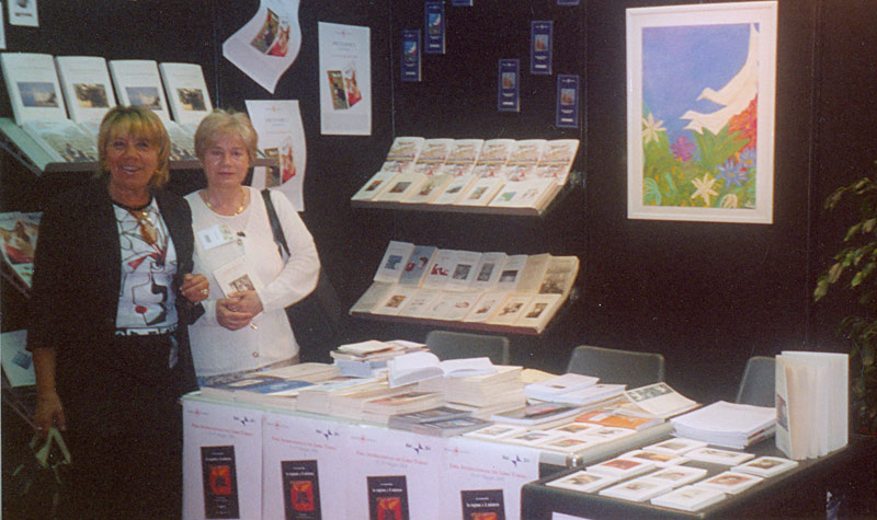 Torino 2003: Con l’editrice Antonietta Risolo alla Mostra del Libro